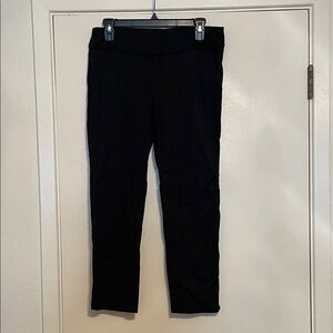 Zac & Rachel Black Paisley Print Ankle Pants